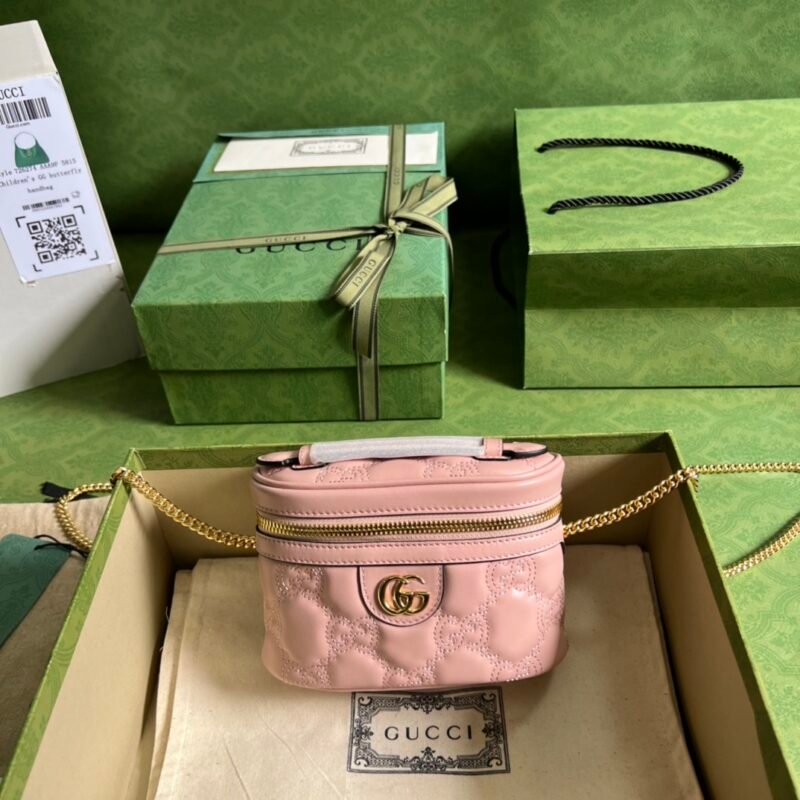 Gucci GG Matelassé Mini Handlebag-16*10.5*5CM
