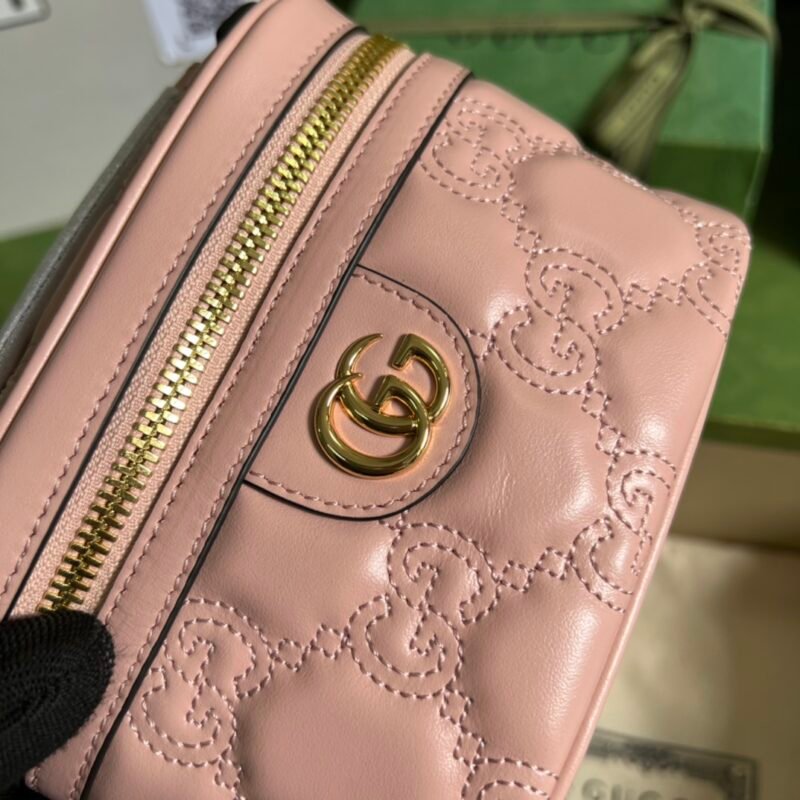Gucci GG Matelassé Mini Handlebag-16*10.5*5CM