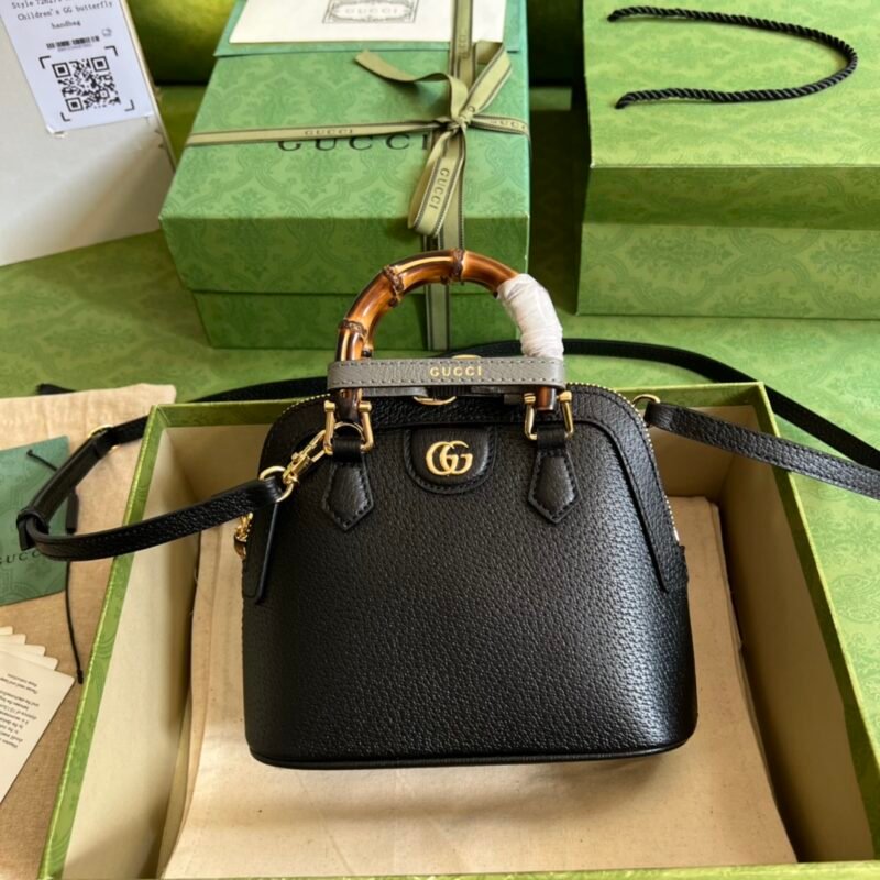 Gucci Diana Bamboo Mini Tot Bag-20x16x8.5CM