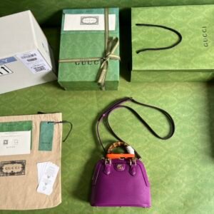 Gucci Diana Bamboo Mini Tot Bag-20x16x8.5CM