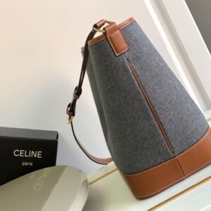 Celina Cuir Bucket-33X 27X 17CM
