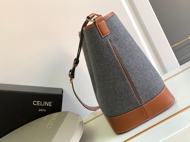 Celina Cuir Bucket-33X 27X 17CM