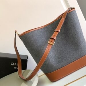 Celina Cuir Bucket-33X 27X 17CM