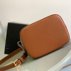 Celina Cuir Bucket-30×22×13CM