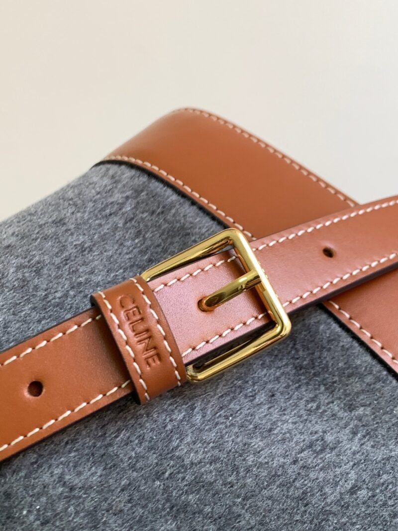 Celina Cuir Bucket-30×22×13CM