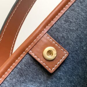 Celina Cuir Bucket-30×22×13CM