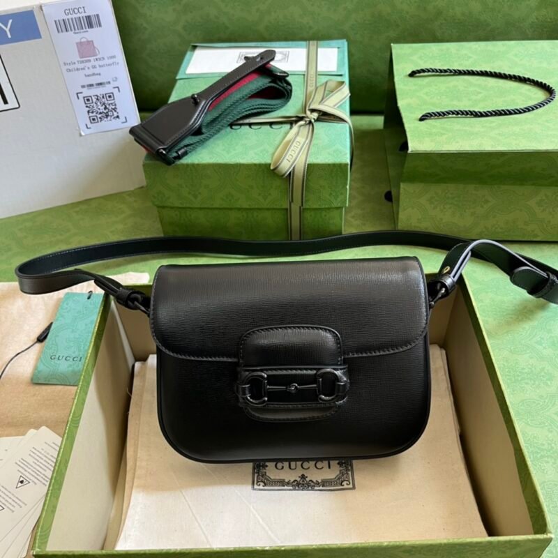 Gucci 1955 Horsebit Shoulder Bag-20.6*14.4*5.1CM