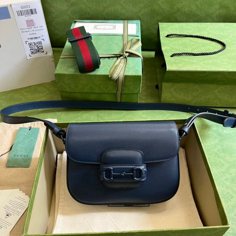 Gucci 1955 Horsebit Shoulder Bag-20.6*14.4*5.1CM