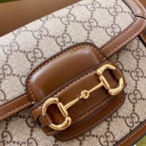 Gucci 1955 Horsebit Shoulder Bag-20.6*14.4*5.1CM