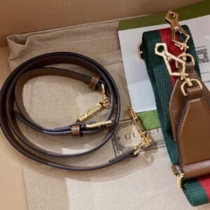 Gucci 1955 Horsebit Shoulder Bag-20.6*14.4*5.1CM