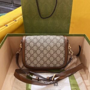 Gucci 1955 Horsebit Shoulder Bag-20.6*14.4*5.1CM