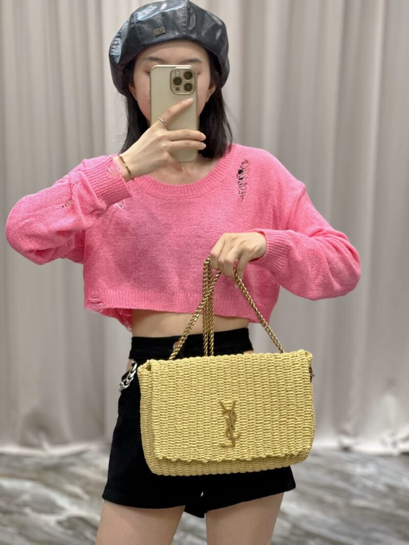 YSL Kate With Raffia-28.5×20×6CM