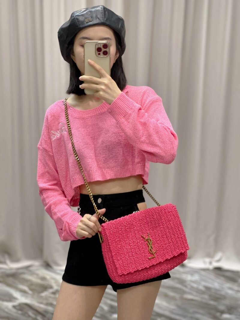 YSL Kate With Raffia-28.5×20×6CM