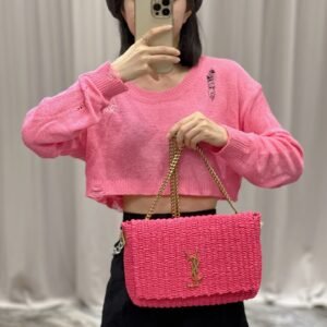 YSL Kate With Raffia-28.5×20×6CM