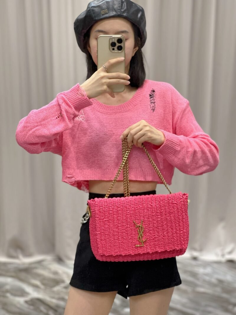 YSL Kate With Raffia-28.5×20×6CM