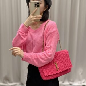 YSL Kate With Raffia-28.5×20×6CM