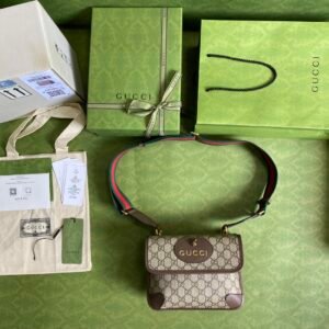 GUCCI Neo Vintage GG Supreme Belt Bag-22*16.5*4CM