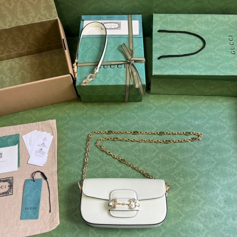 Gucci Gucci Horsebit 1955 Bag-13*24*5.5CM