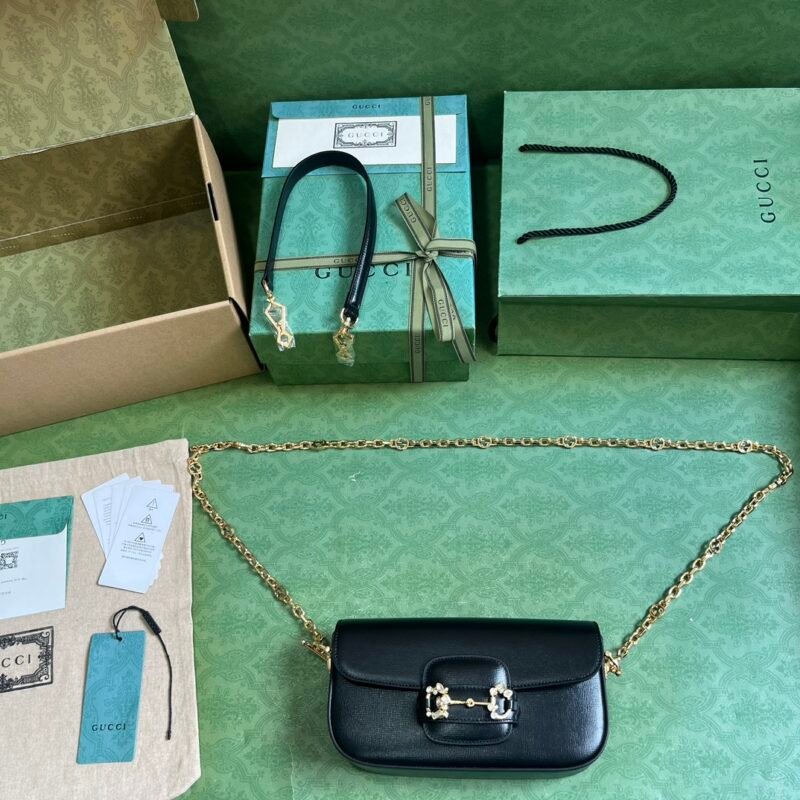 Gucci Gucci Horsebit 1955 Bag-13*24*5.5CM