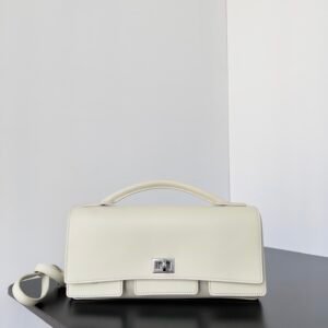 Balenciag Women’s Bel Air Small Clutch On Strap in Black-27*5*14CM