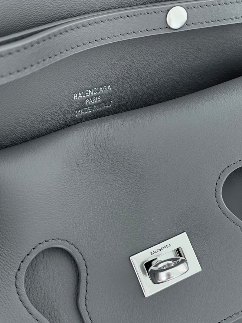 Balenciag Women’s Bel Air Small Clutch On Strap in Black-27*5*14CM