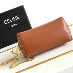 ww756533utyterytre_4_.jpg Celin Triomphe Shell Bag-16 X 11X 8CM
