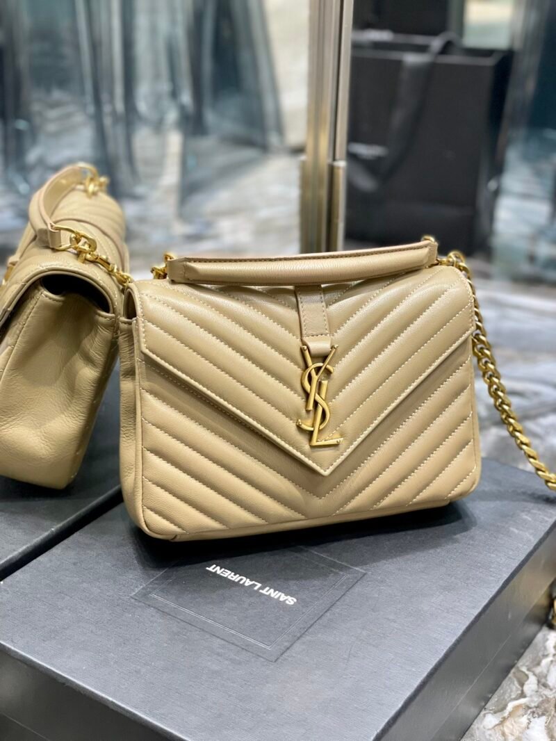 YS L Monogram College Bag-24*17*7CM