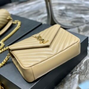 YS L Monogram College Bag-24*17*7CM