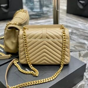 YS L Monogram College Bag-24*17*7CM