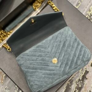 YS L Monogram College Bag-24*17*7CM