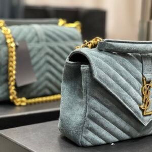 YS L Monogram College Bag-24*17*7CM