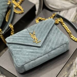 YS L Monogram College Bag-24*17*7CM