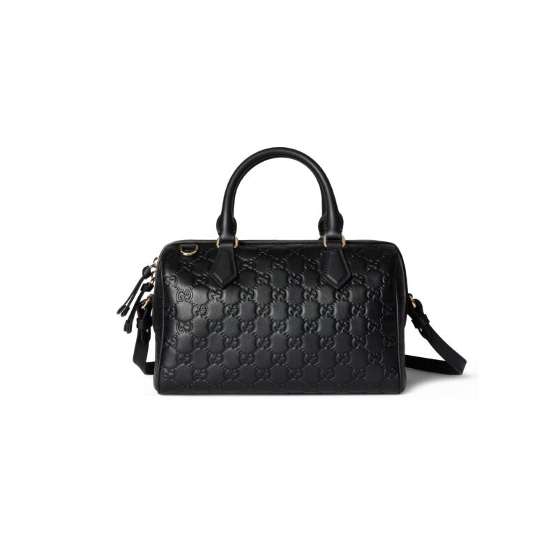 GUCCI GG EMBLEM MEDIUM BOSTON BAG 848886 (25*16*14cm)